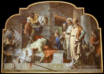 Giovanni Battista Tiepolo Painting - The Beheading of John the Baptist Giovanni Battista Tiepolo